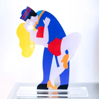 Marco Lodola | A famous kiss