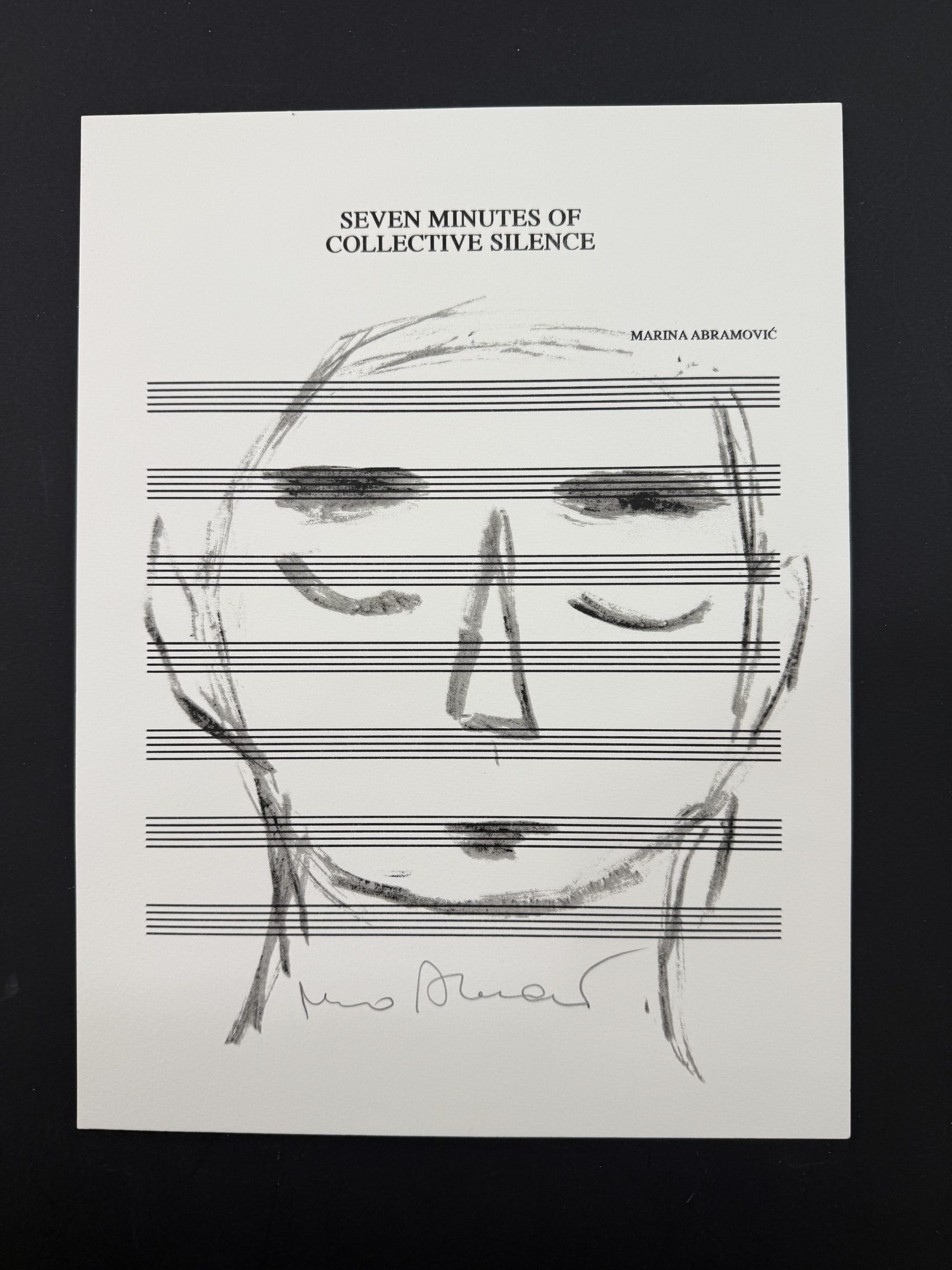 Marina Abramović | Seven minutes of collective silence