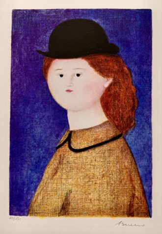 Antonio Bueno | Ragazza con cappello a cloche