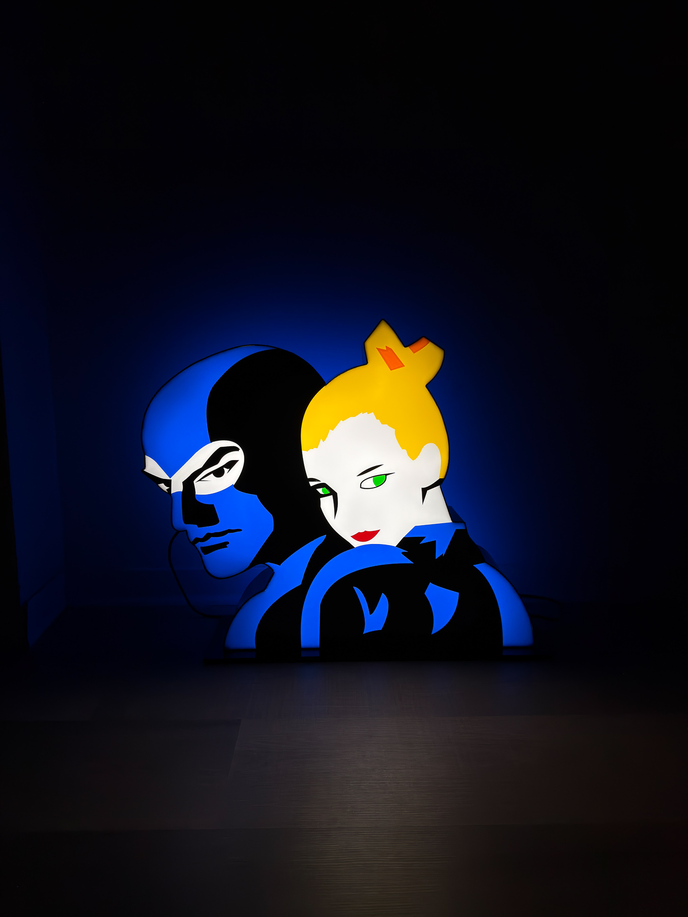 Marco Lodola | Diabolik and Eva Kant