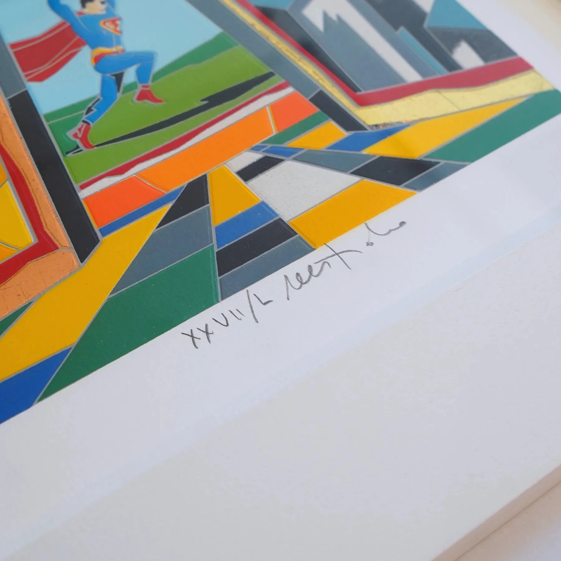 Ugo Nespolo | UBERMENSCH (Superman) - immagine 2