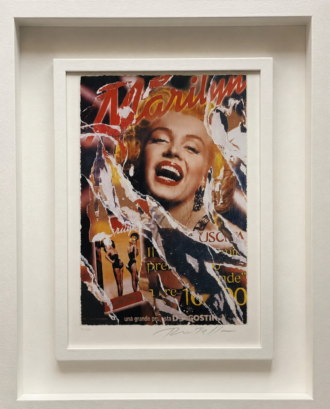 Mimmo Rotella | Marilyn bellezza eterna V