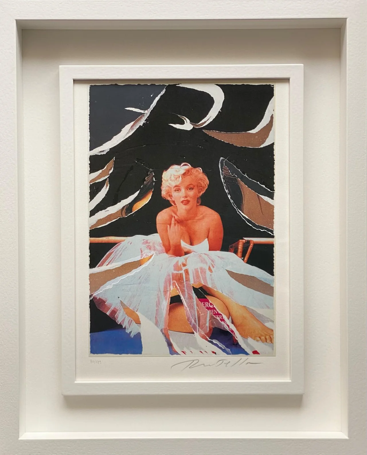 Mimmo Rotella | Marilyn bellezza eterna IX