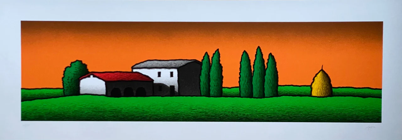 Tino Stefanoni | Casolari al tramonto