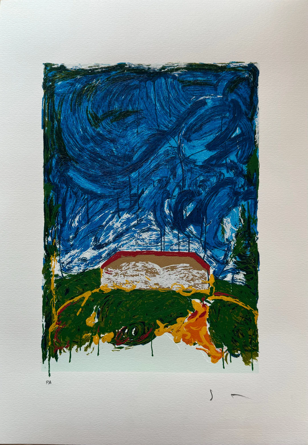 Mario Schifano | Casa isolata