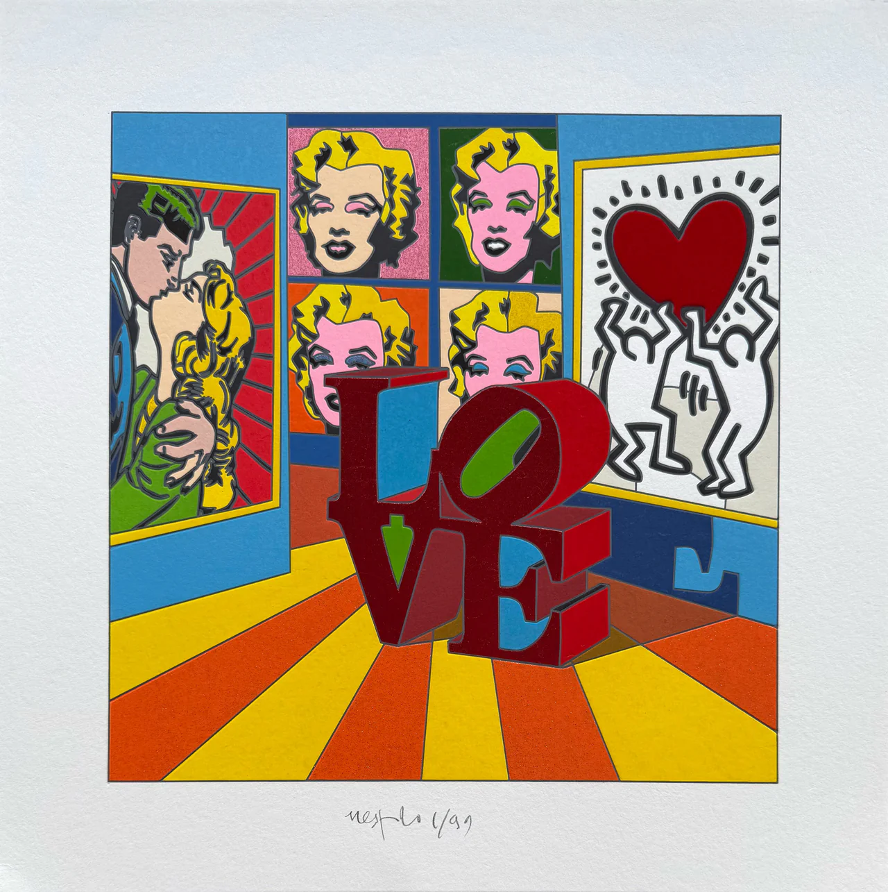 Ugo Nespolo | Love Overload