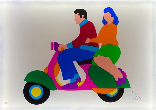 Marco Lodola | Vespa in Love PVC
