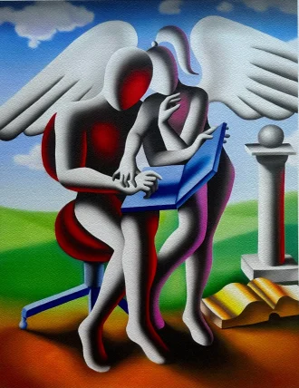 Mark Kostabi | Divine Guidance