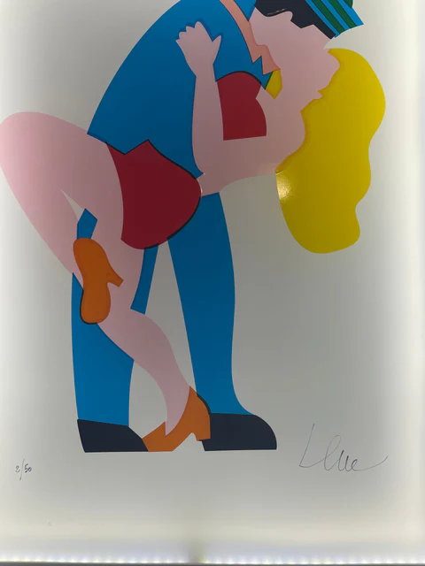 Marco Lodola | Bacio a Times Square PVC - immagine 2