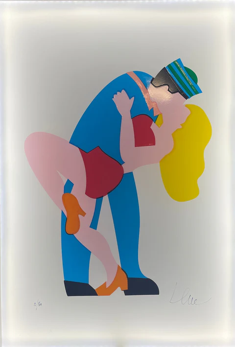 Marco Lodola | Bacio a Times Square PVC