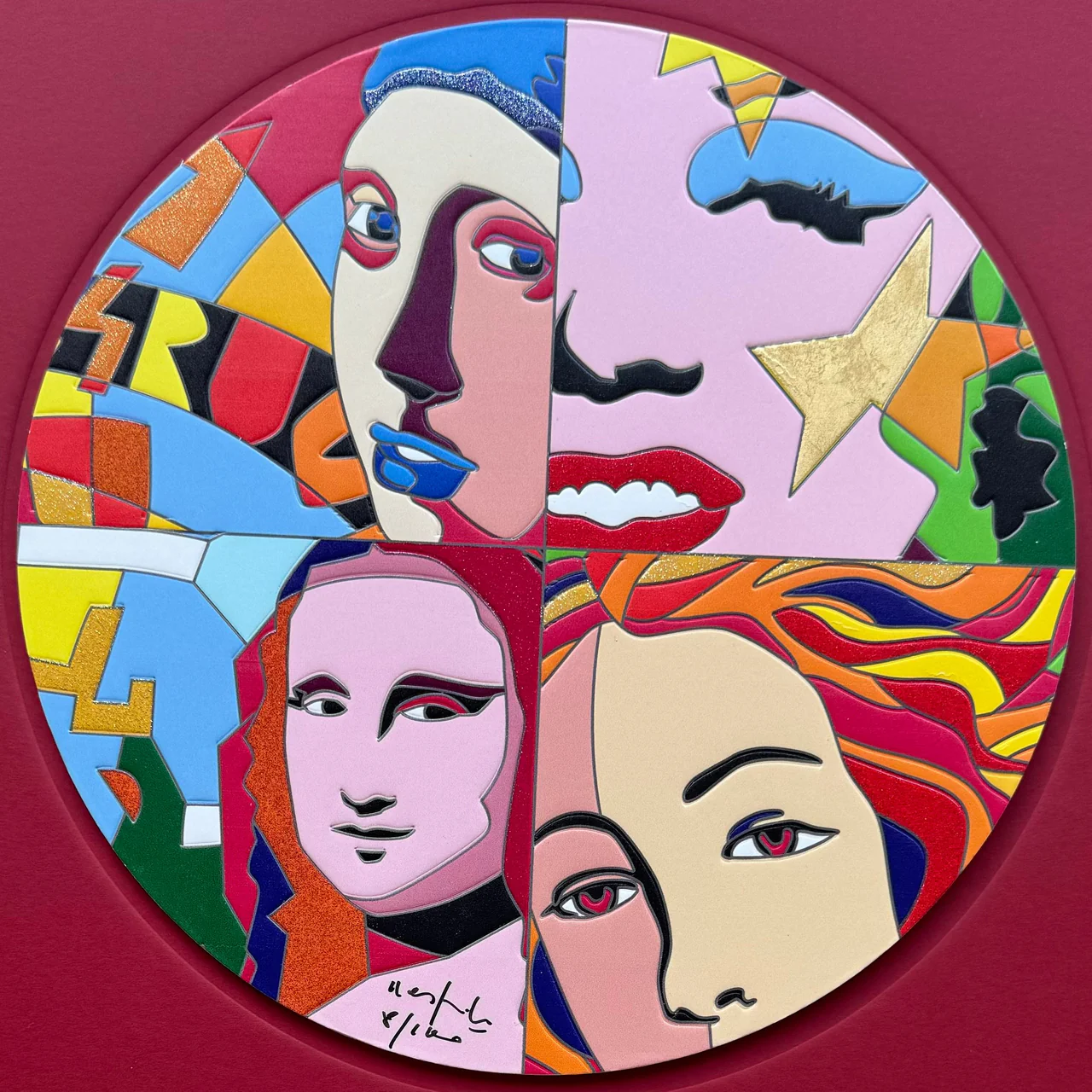Ugo Nespolo | The woman's face - immagine 4