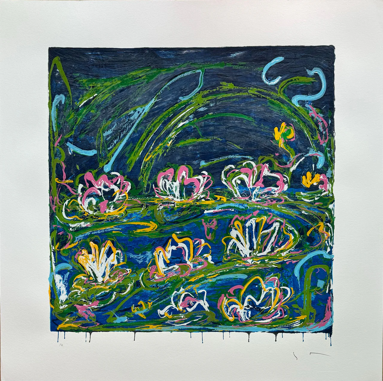 Mario Schifano | Gigli d'acqua - immagine 2