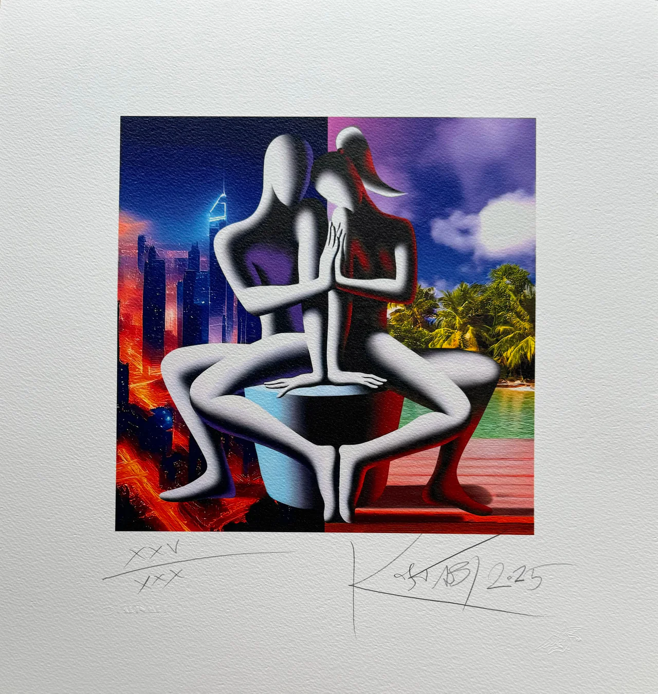 Mark Kostabi | Due mondi un destino